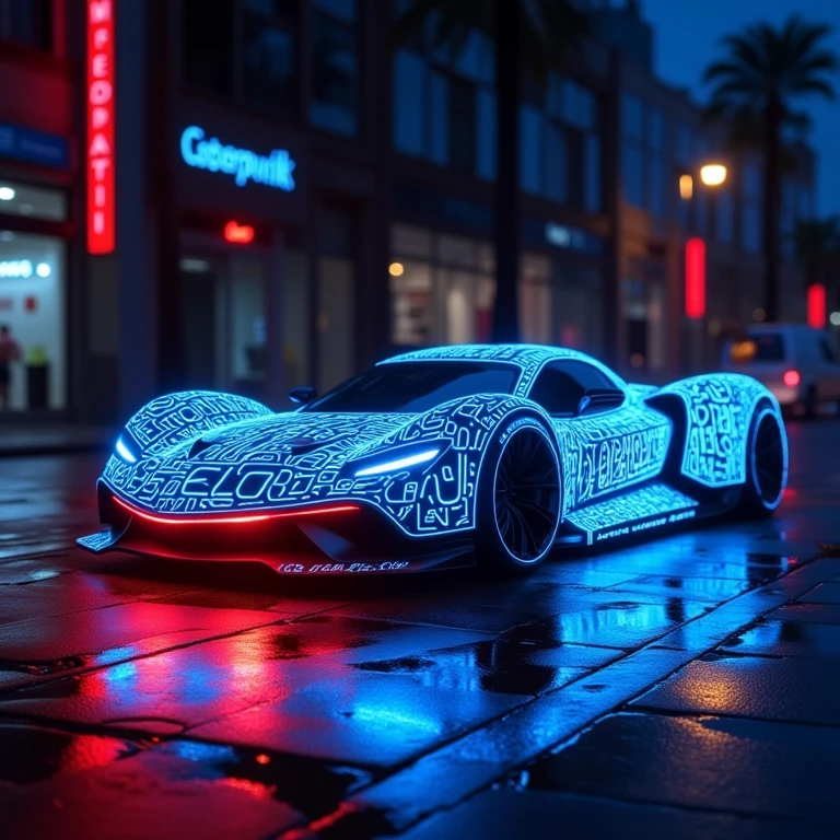 Glowing text pattern LoRA [FLUX-D + XL + Pony] (in testing phase)