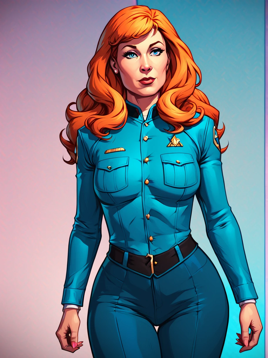 frank frazetta, hed hair color, cemetery, raking leaves, star trek, sexy details, olfn, <lora:TNGV2:0.4>