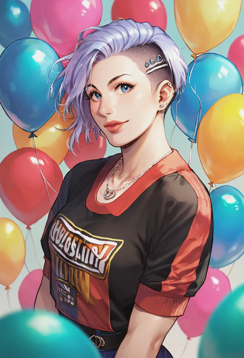 score_9, score_8_up, score_7_up, 1girl, solo, Posing as if holding a big balloon, rotated, cut-in, rating_safe, <lora:sdxl\pony diffusion\artist_styles\azasuke_pony:0.8>