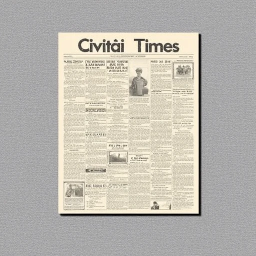 Vintage Newspaper Frontpage (Flux)