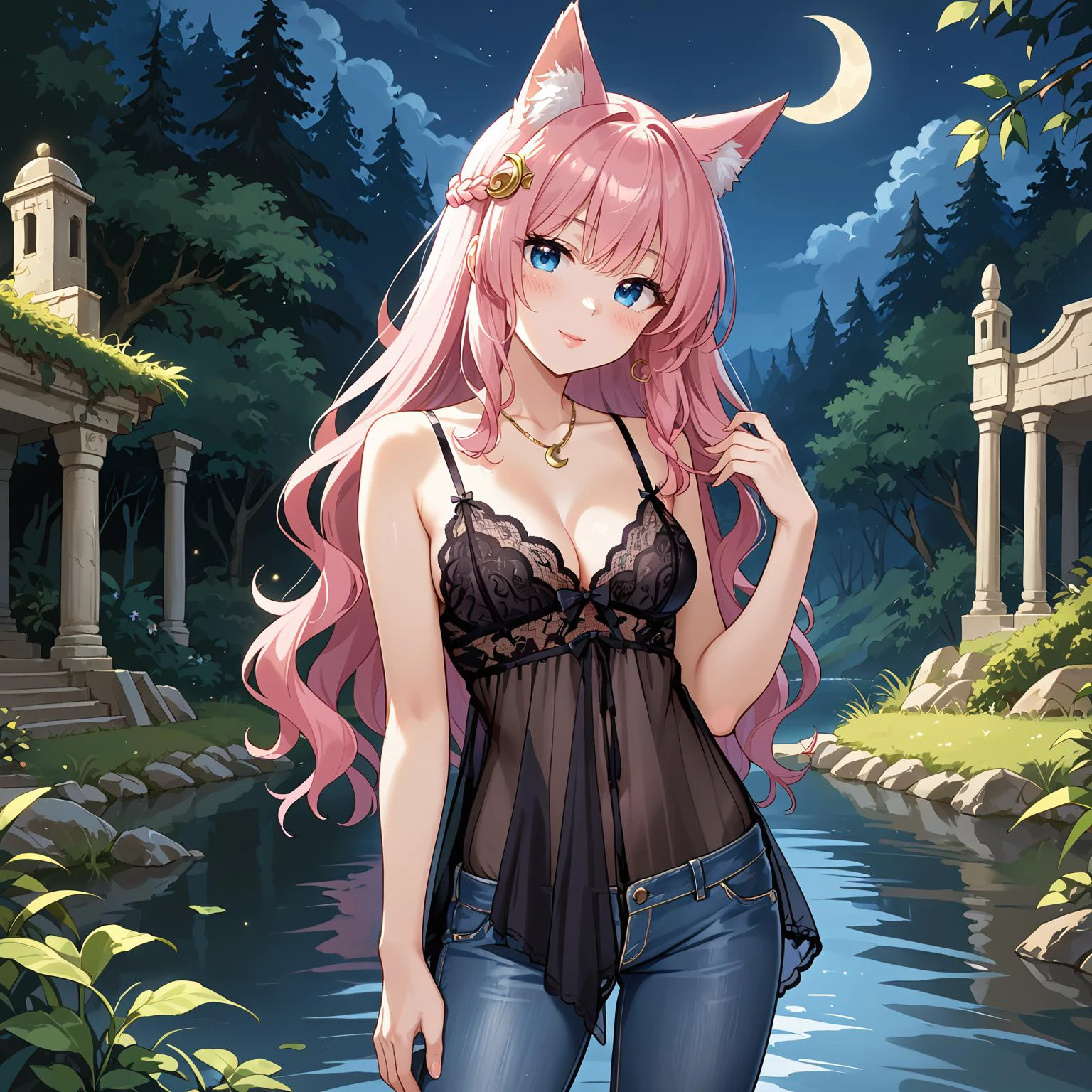 Cute sheer lace Babydoll v1.0