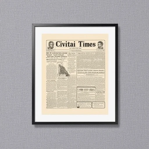 Vintage Newspaper Frontpage (Flux)