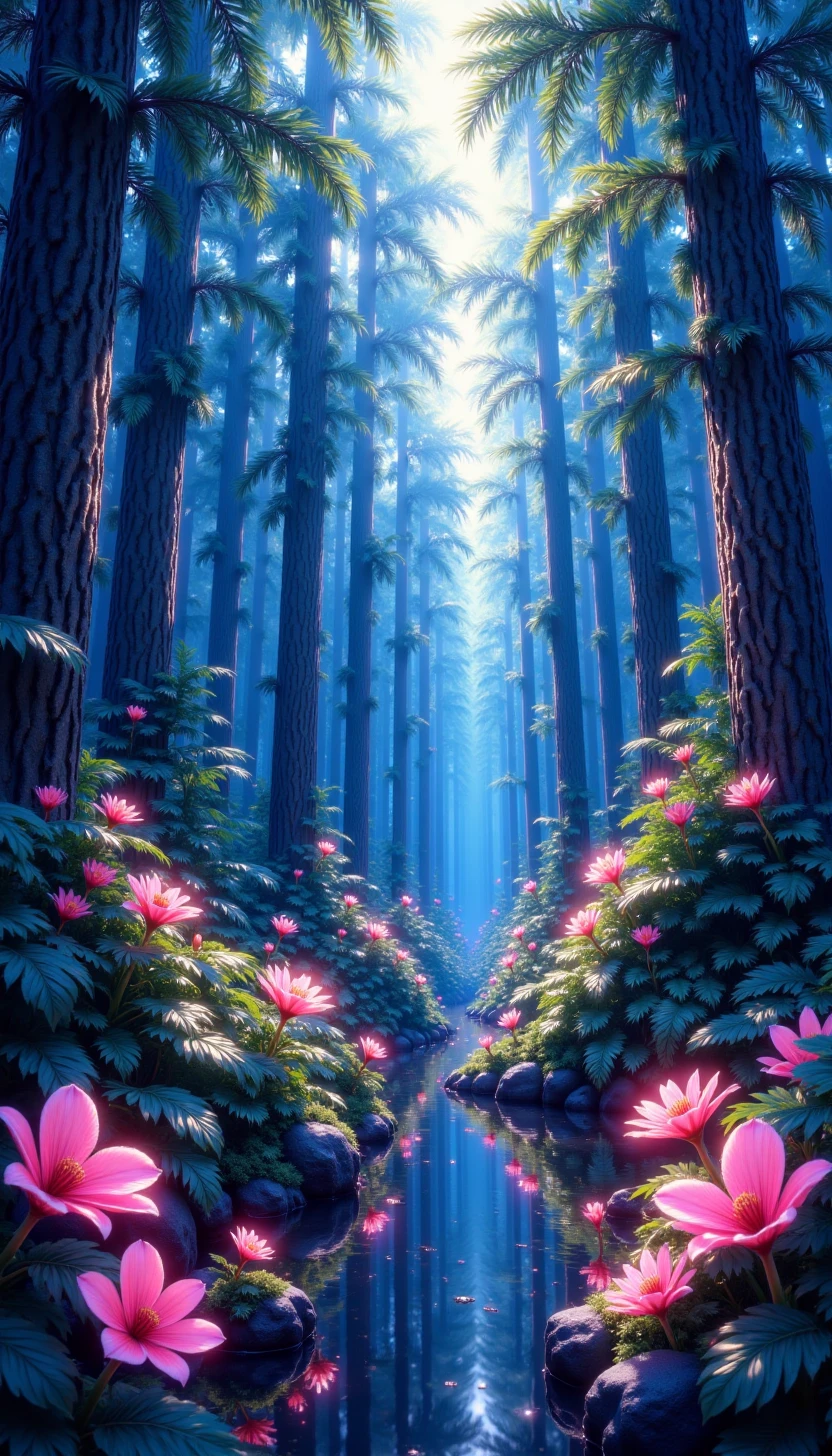 pinketherealmj, , kawaii "Oathbreaker", background, Computer Art, Vivid Colors C200, Depth of Tropical rainforest 100mm