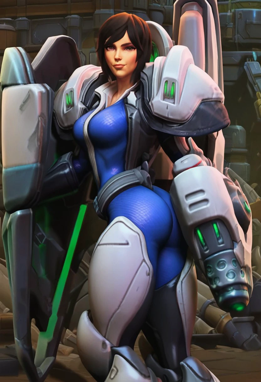 bbw bottom heavy, curvy thick, Miranda Lawson in her starship