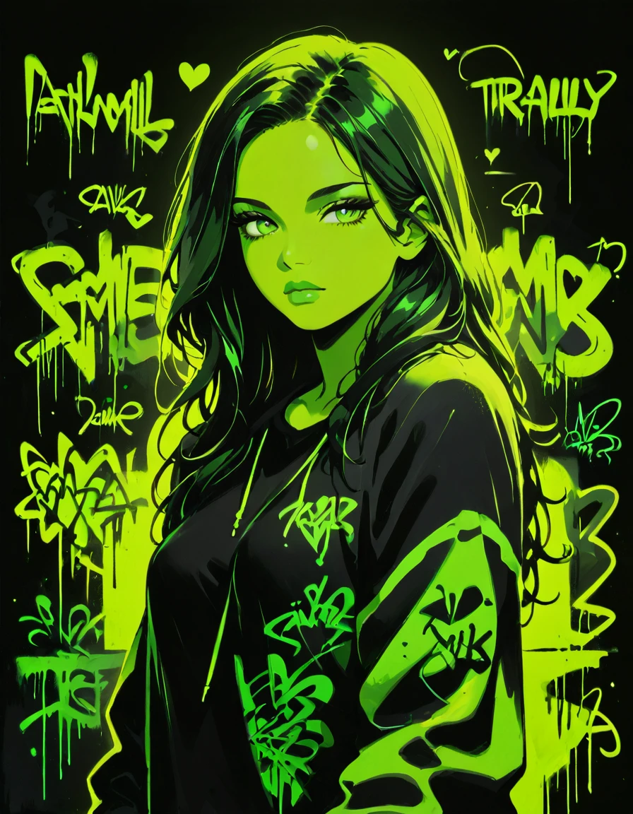 Blacklight Graffiti Style | Pony & SDXL