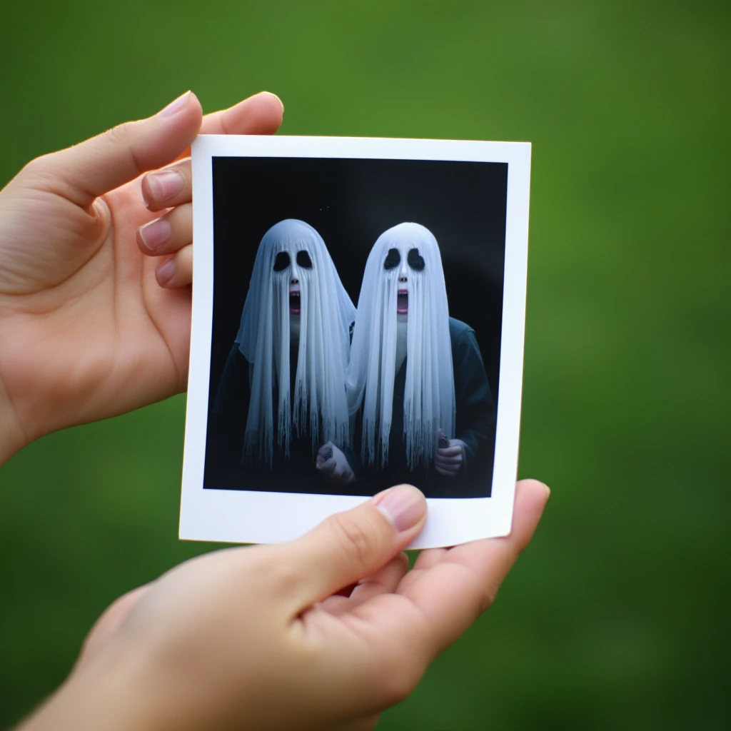 Instant Film "Polaroid Effect" Style XL + F1D  (Overexposed On-Camera Flash)