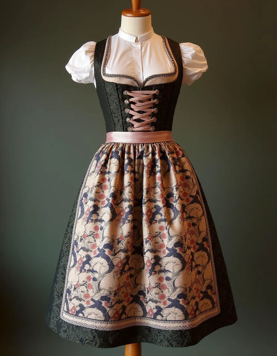 A Photo of a traditional Bavarian dirndl