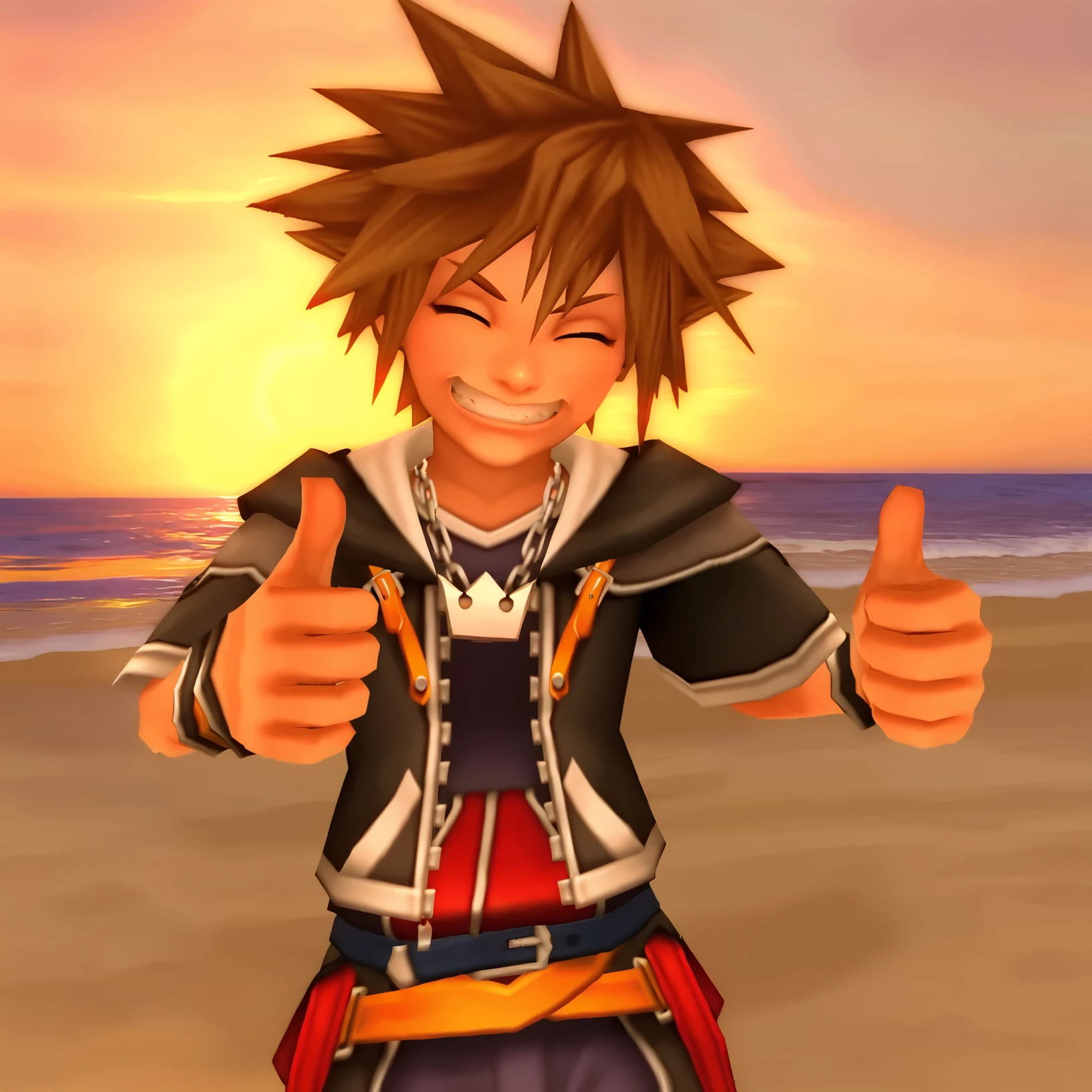 Sora - Kingdom Hearts II Final Mix [Pony XL] v1.0