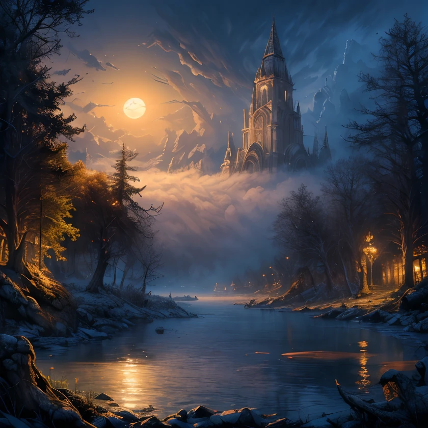 RAW photo, (masterpiece:1.3), subsurface scattering, heavy shadow, (high quality:1.4), (intricate, high detail:1.2), professional photography, HDR, High Dynamic Range, realistic, ultra realistic, photorealistic, high resolution, film photography, ambient lighting, atmospheric effects, <lora:detail_slider_v4:2>, OverallDetail, <lora:Fantasy_Lake:0.7>, a lake at night, moon, fog, moon rays, a magical sword out of the water, <lora:zoom_slider_v1:3>