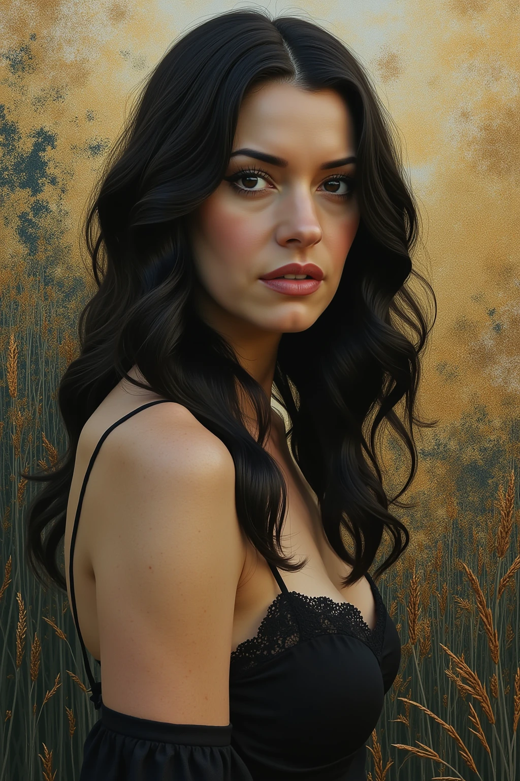 This woman is pagetbrewster. She looks very nice with an original pose, original perspective and original composition with perfect contrasts and detailed textures give all the artistic interest of the picture. Crazy intricate natural background.
<lora:Paget-Brewster_flux1D_LOREVER:1>