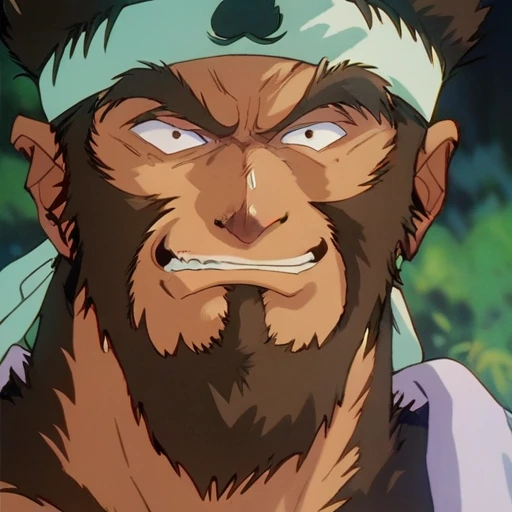 score_9, score_8_up, score_7_up, score_6_up, furry, kuromomotaro, mature male, headband, beard, facial hair, fur, 
<lora:yuyuhakusho_kuromomotaro_transform:0.8>