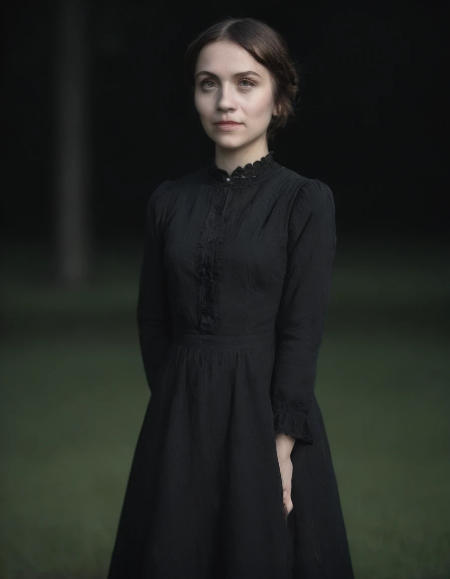 score_9, score_8_up, score_7_up, score_6_up, 
Laura_Pyper
in a vintage dress with ruffles standing in a field of blue poppies, side soft light, Dark environment, black over black, insanely detailed, face focus, wearing a black dress, standing, looking at the viewer, decorative background,
side soft light, Dark environment, black over black, insanely detailed, masterful painting in the style of Anders Zorn and Aleksi Briclot
  <lora:Laura_Pyper-PDXLe15:1>