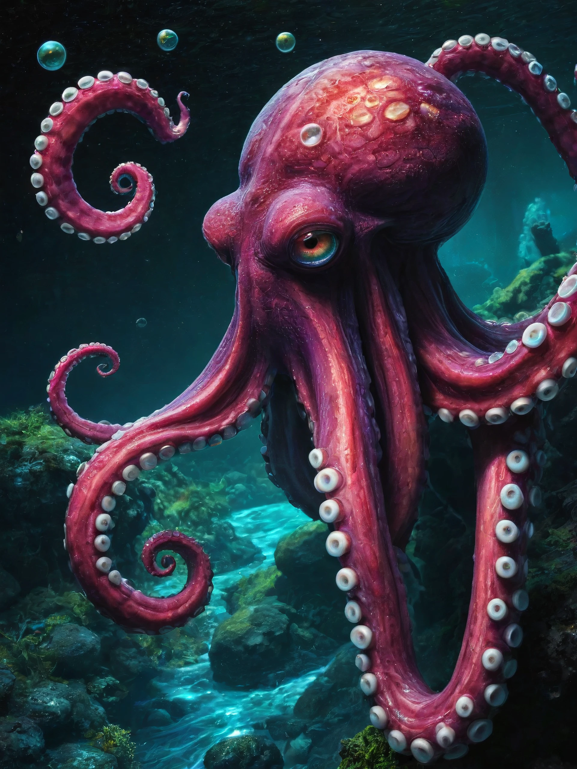 illusion, octopus, nature, weirdify