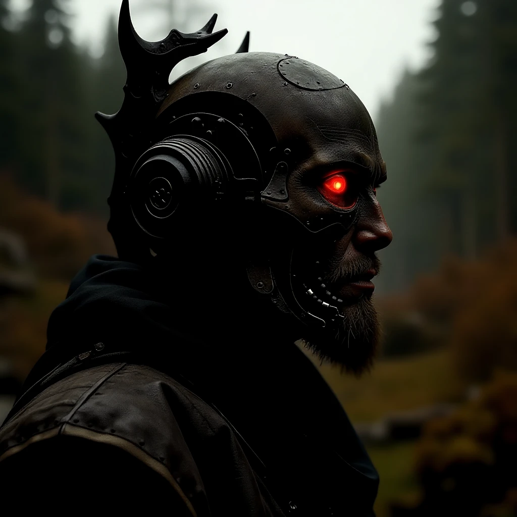 portrait of a vikingpunk post-apocalyptic robot. innovations. ral-lva, <lora:ral-lva-flux:0.8> <lora:postApocalypse_v1:0.6>, <lora:flux/Sinfully_Stylish_.02_for_FLUX-000002>, <lora:flux/aidmaImageUpgrader-FLUX-V0.1>, detailmaximizer, <lora:flux/perfection style v1>, perfection style, <lora:Magic of Art 2 (FLUX)>, Cinematic style, Beauty, Realism, Photorealism, Chiaroscuro, High quality,