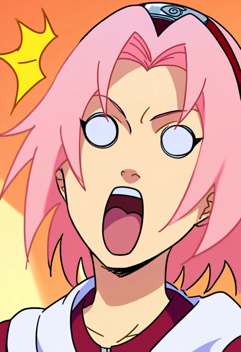 score_9,score_8_up, score_7_up, source_anime, rating_safe, 1girl, solo, haruno_sakura_\(naruto\), ((c1rcl3_3y3s, o_o, o o)), surprised, open_mouth, pink_hair  <lora:O_O_-_Blank_Circle_eyes_-_Pony:1.2>