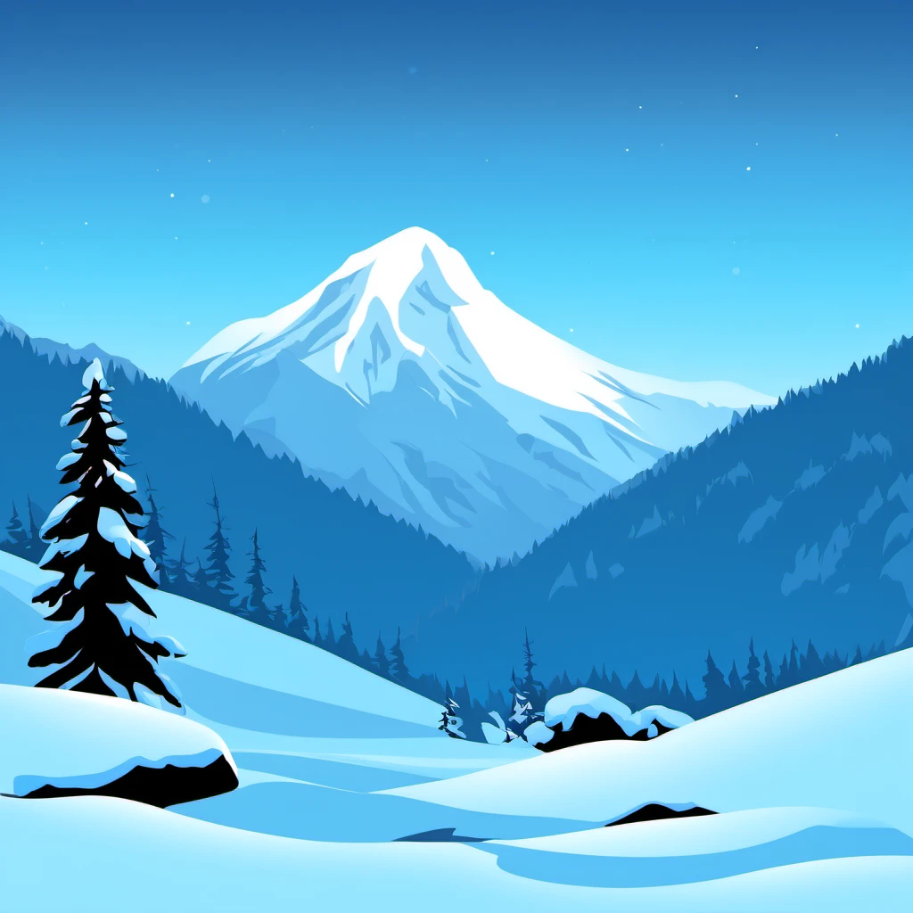 snow, mountain, KPBACK,

solid colors, simple shading, cartoon, background, cartoon background, simple background, no shading, vector art, highly detailed, gorgeous