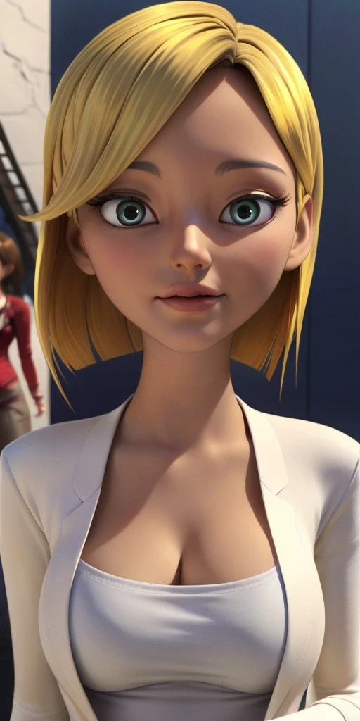 Hyperrealistic, photorealistic, super detailed, dark green eyes, golden blonde hair is cut into a short bob that ends in the center of her neck, body like in real life, large pores, fair skin, slender, beautiful arms, medium breasts, unreal engine, octane render, droped shadow, bokeh, cinematic lighting, <lora:add_detail:0.5>, <lora:Volumetric_lighting:0.6>, person Contard, <lora:ddaea804-61f2-4b30-9bf3-fb09fa431334:0.7>