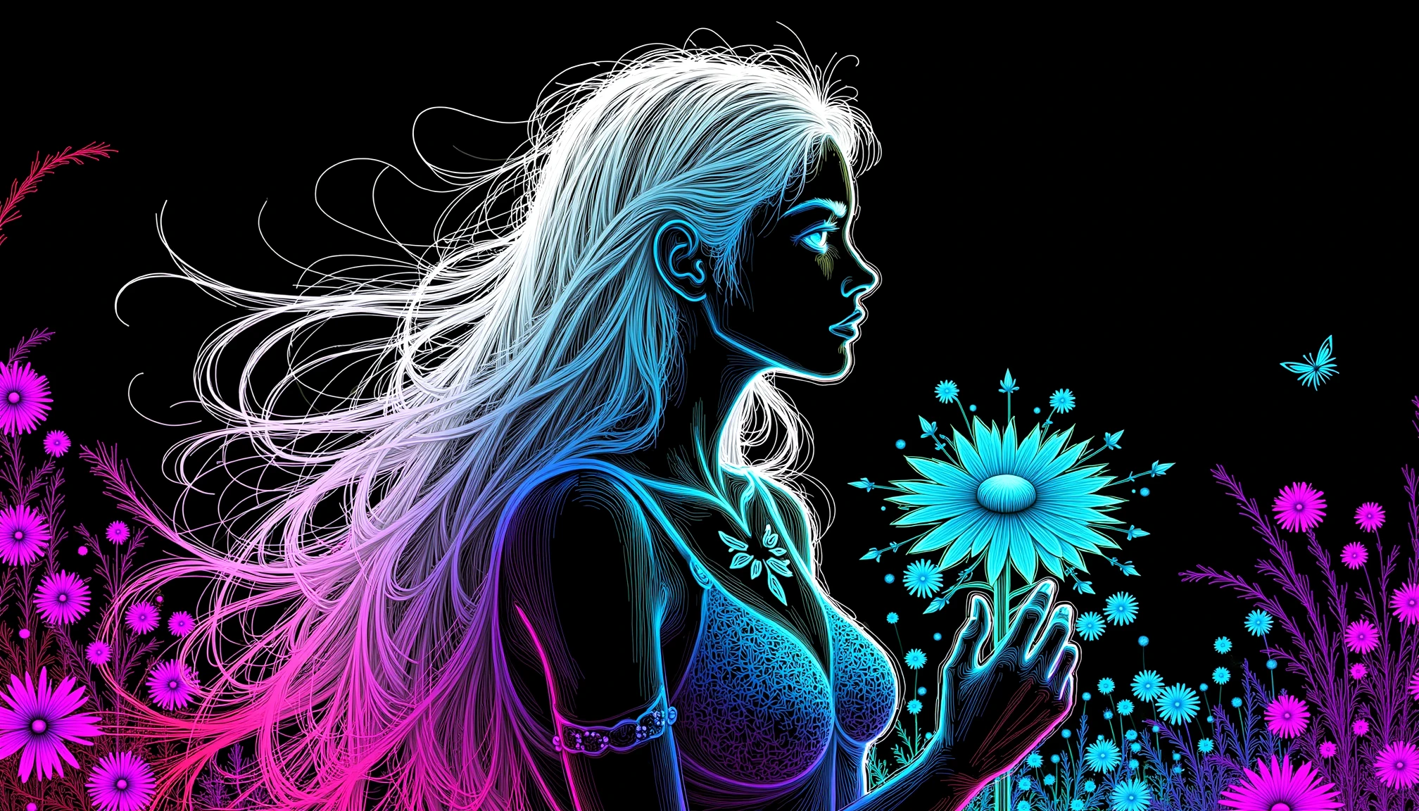 Glowing Drawing