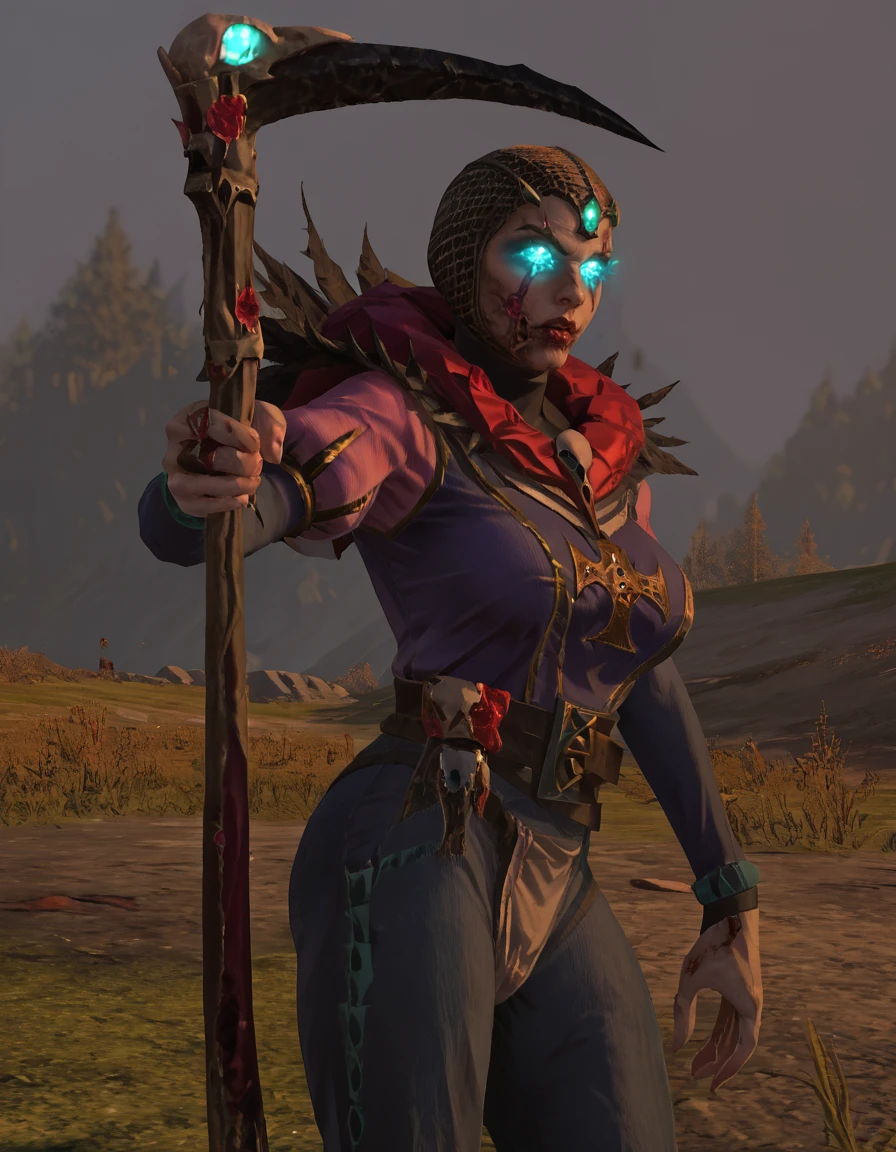 score_9, score_8_up, score_7_up, 2d, source_anime,
elspethvondraken, solo, <lora:ElspethvonDraken:0.8>
Z0mbie, female, huge breasts, curvy, glowing eyes, holding weapon, belt, blood, wounds, rotting,
<lora:Zombie:1>