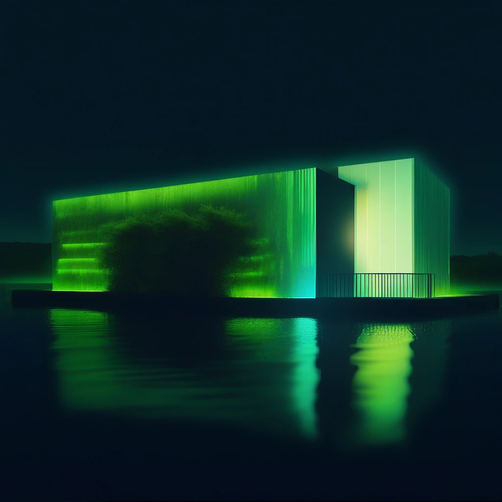 water, nature, building, glowing, sectorfive_nx