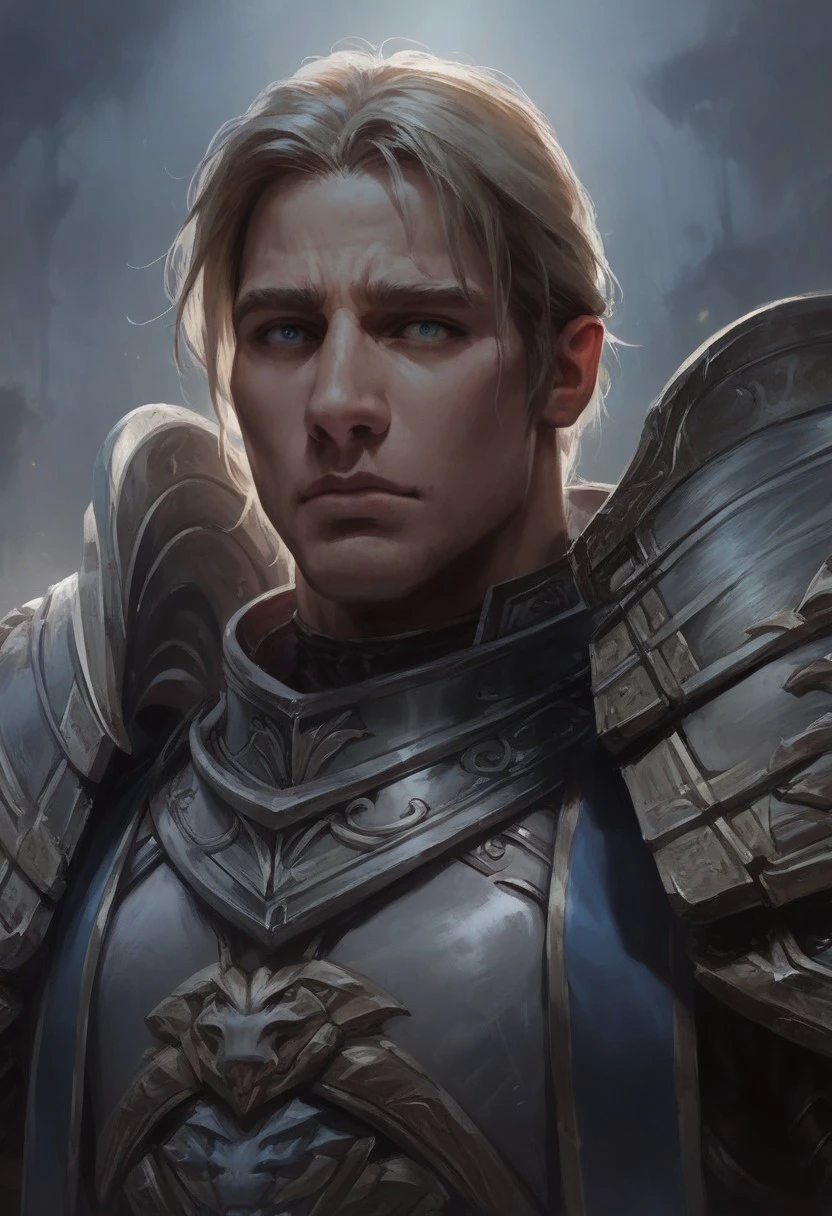 score_9, score_8_up, score_7_up,concept art, realistic,, portrait, beautiful, dramatic lights. Anduinwow. Anduinbfa. Anduinarmored. Anduinwryn. Anduinarmor. 1 boy. male Focus. shoulder armor. armor.