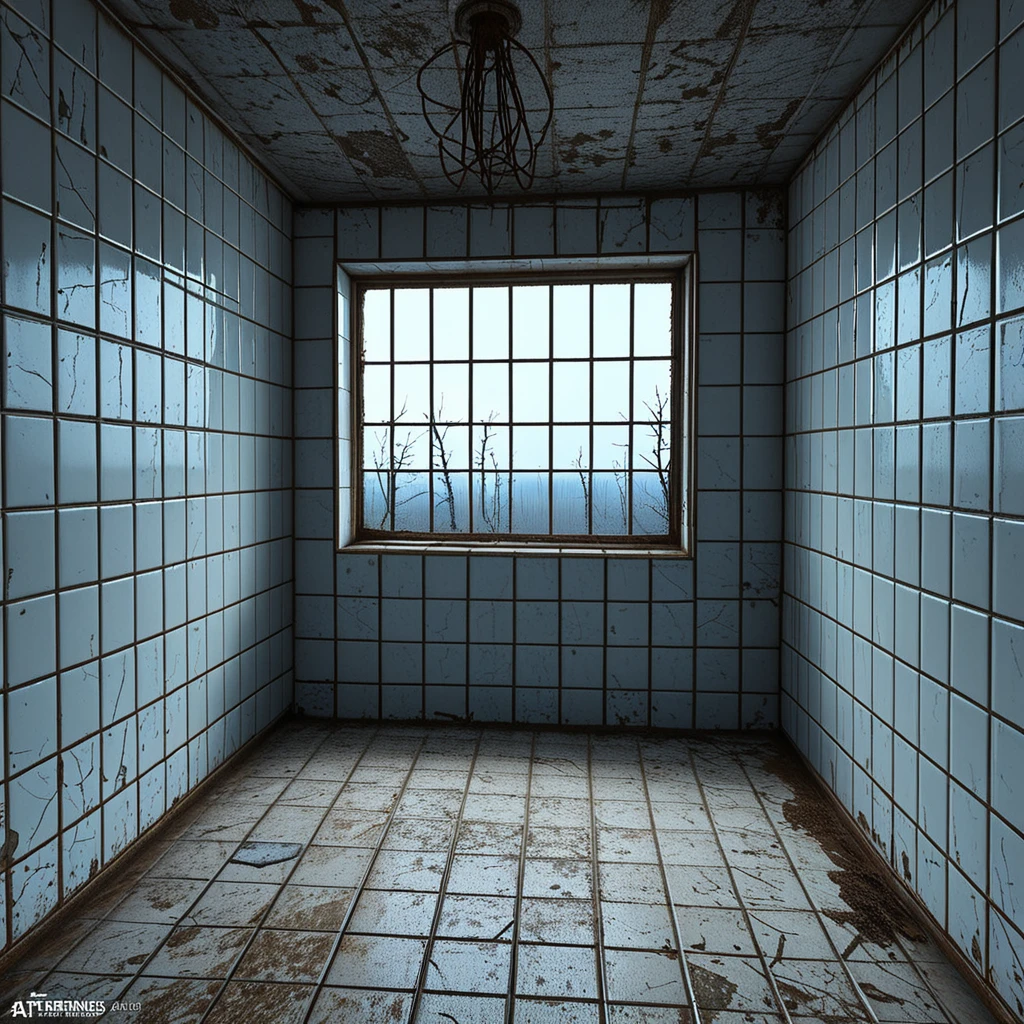 <lora:Doctor_Pollutions_Paranormal_Asylum_DX_-_DreamShaper_r2:1>,docpollparan, tiled lookout room, asylum, abandoned, window, unreal engine, 4k, masterpiece, trending on artstation