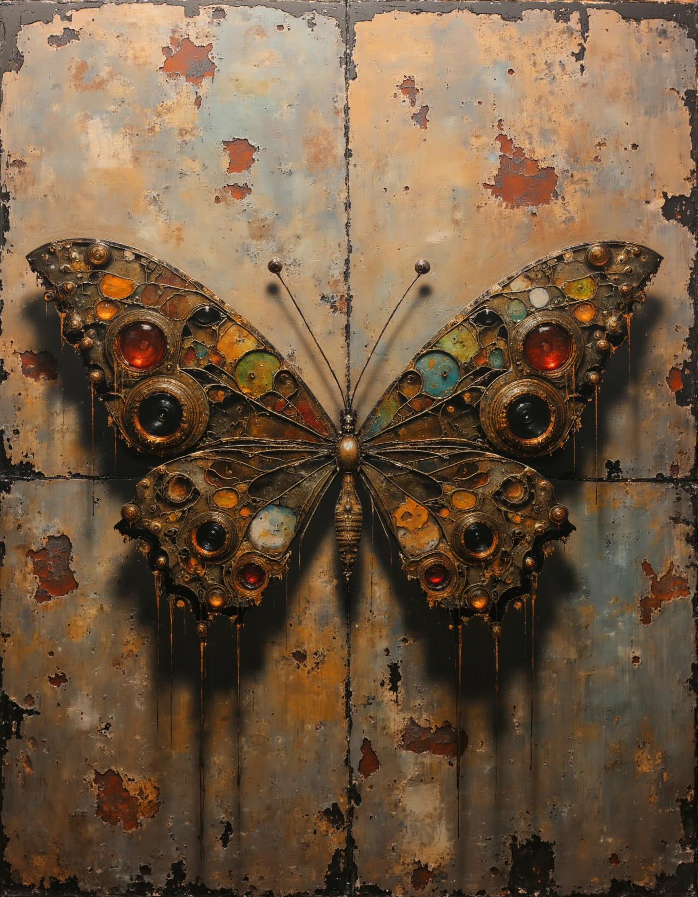 A butterfly, distressed oil painting.
<lora:Dieselcore:1> d1eselc0re