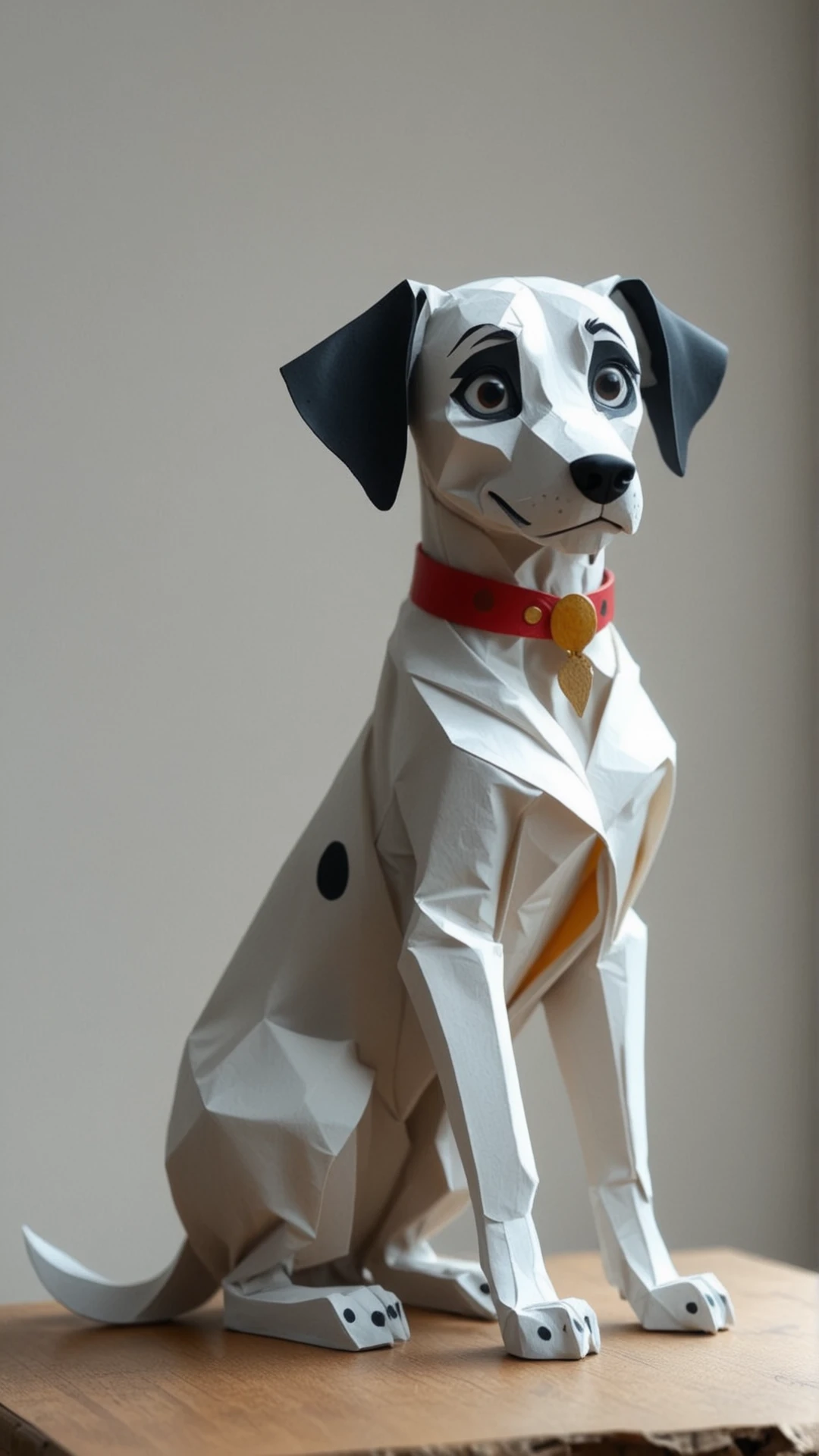 <lora:PaperCraftStyleSDXL:1.6>PaperCraftStyle Anita Radcliffe (from "101 Dalmatians")