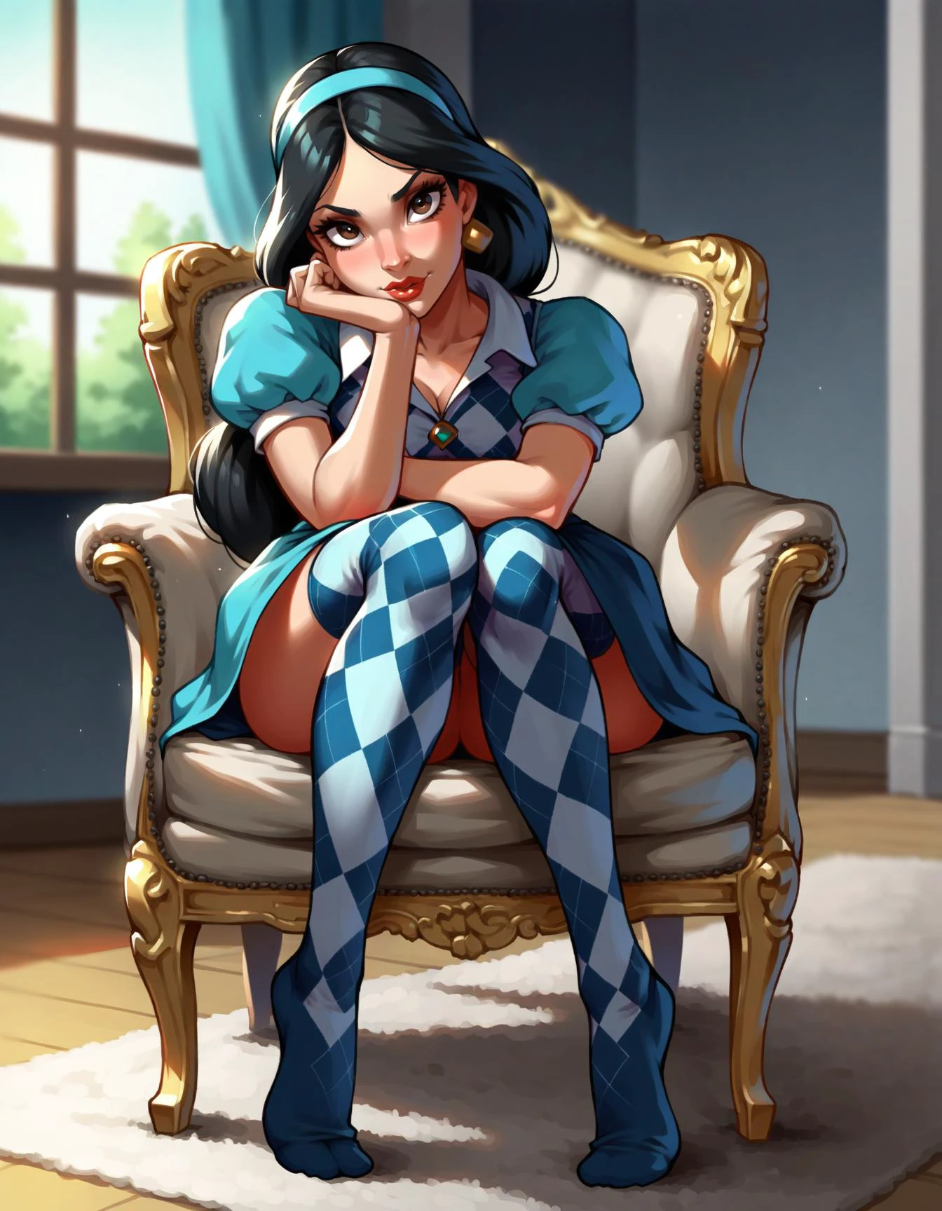 Argyle School Girl Outfit v1.0