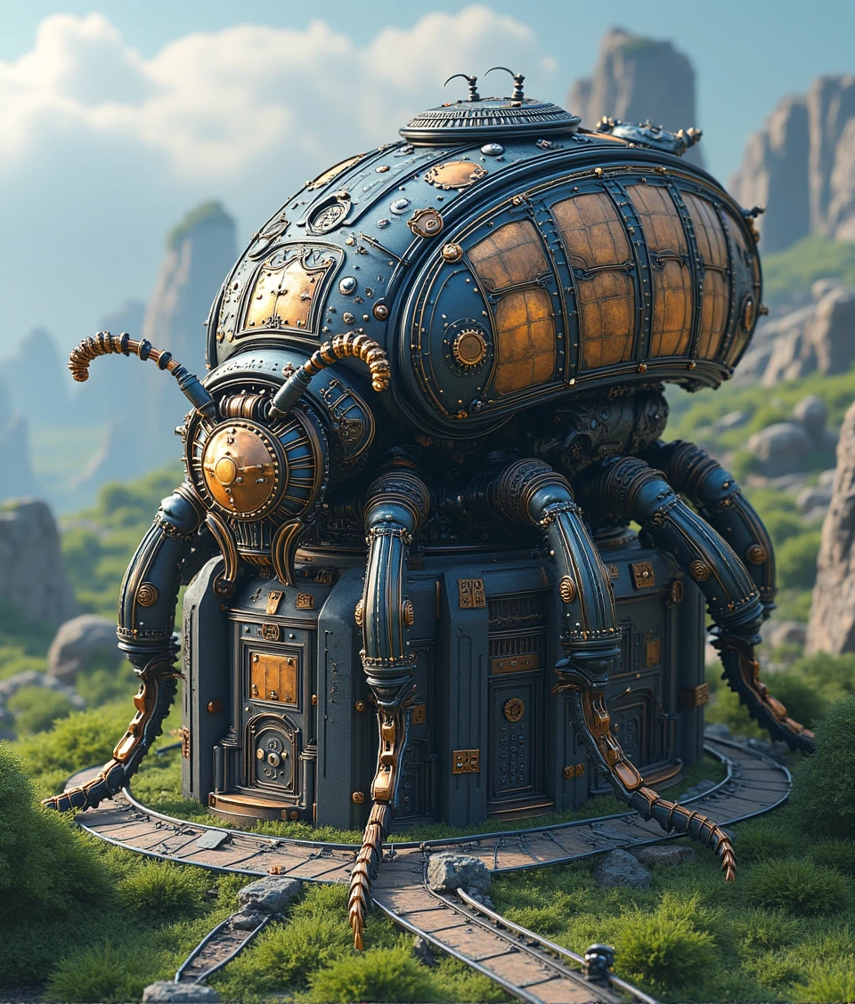 a building in city,MECHSCARAB