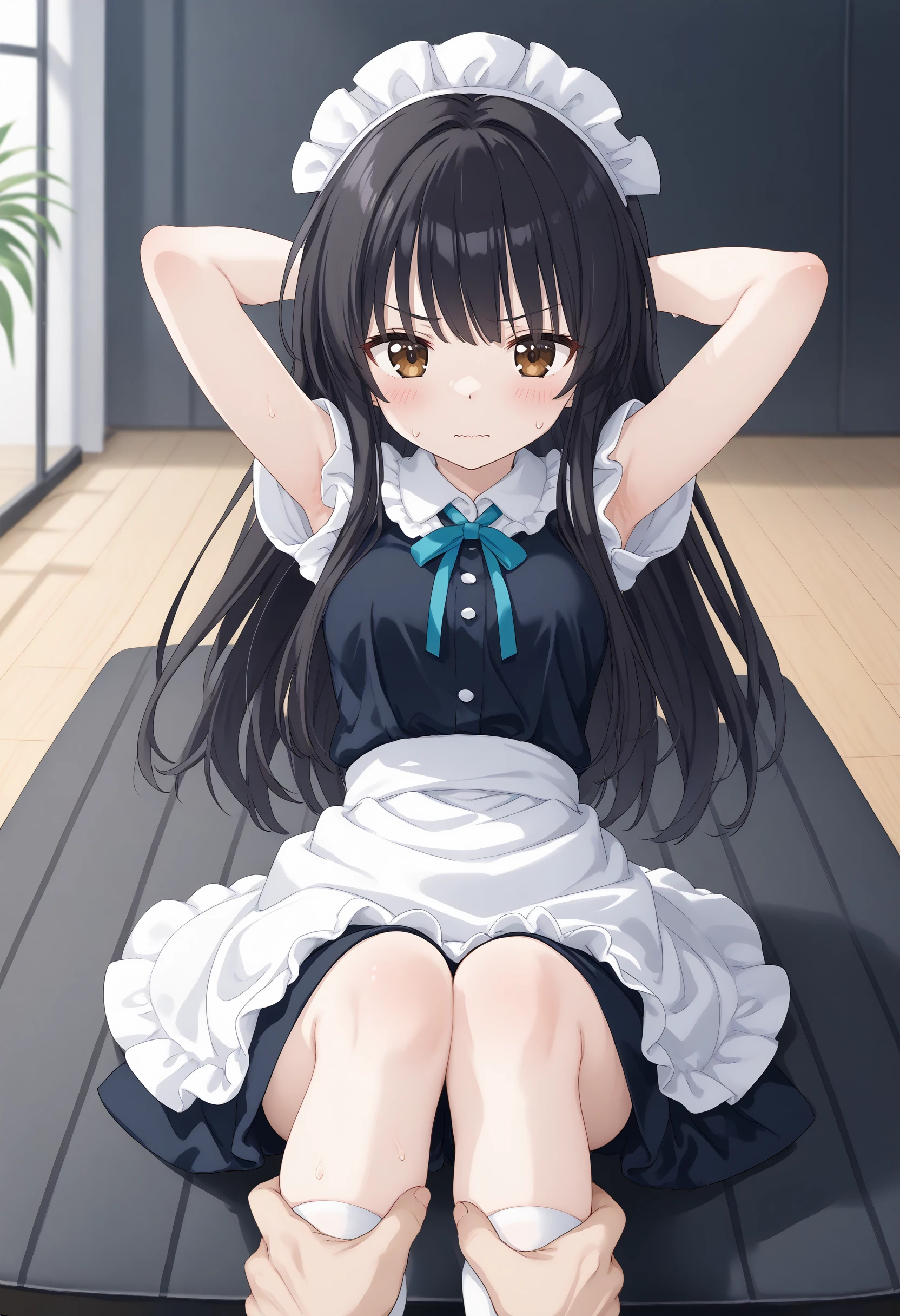 [SDXL&Pony]sit-up / 腹筋運動 / 筋トレ Animagine v1.0