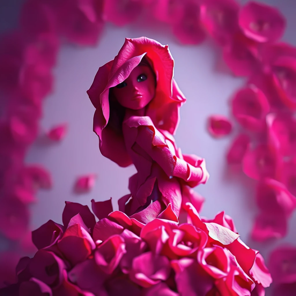 rosifex girl made of rose<lora:rosifex :1>