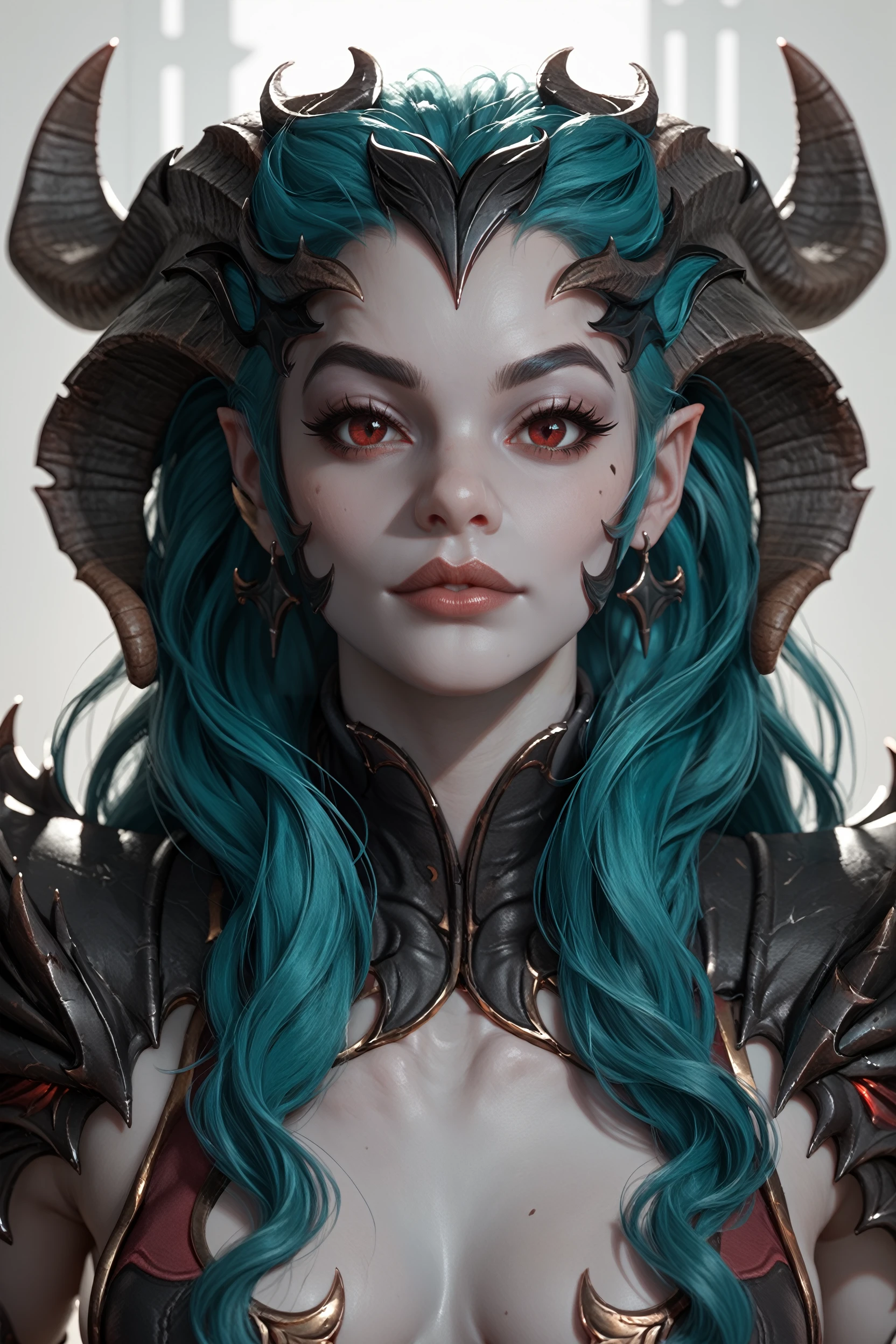 score_9, score_8_up, score_7_up, score_6_up
 <lora:VVGirl:0.8>
VVGirl, demon horns, red eyes, long hair, aqua hair, gray skin, looking at viewer, portrait,