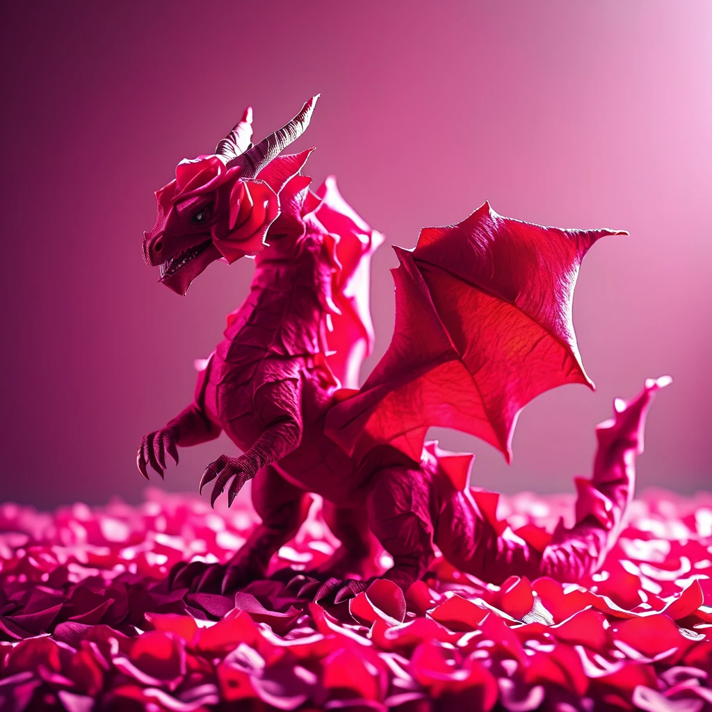 rosifex dragon made of rose, cinematic, professional photo<lora:rosifex :1>