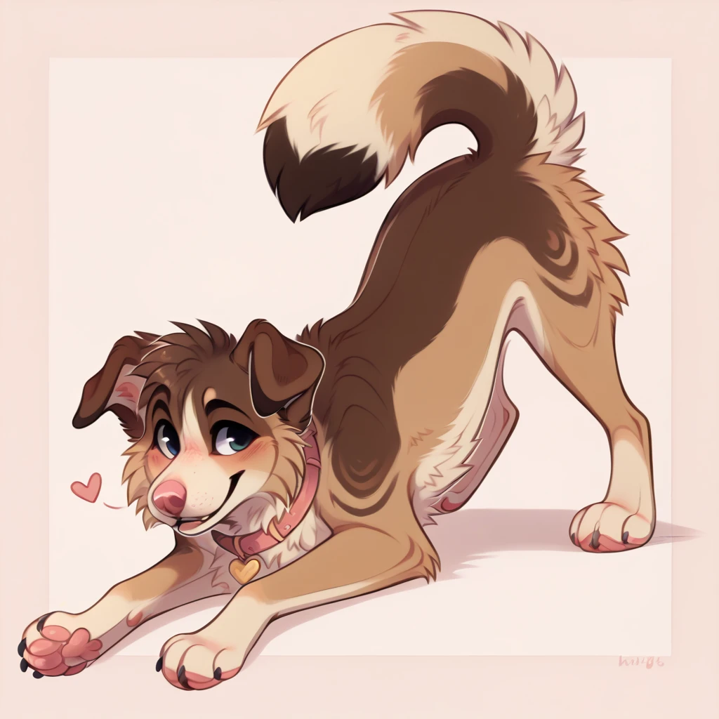 Furry, chibi, vaginale, on the bed,  (Animal genitalia)),  (on all fours), ((Show rear)), [anus], feral, anatomically correct