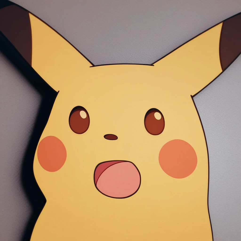 score_9, score_8_up, score_7_up <lora:Tomkachu:1> surprisedpikachumeme. surprisedpikachu. surprised. open mouth. looking at viewer.