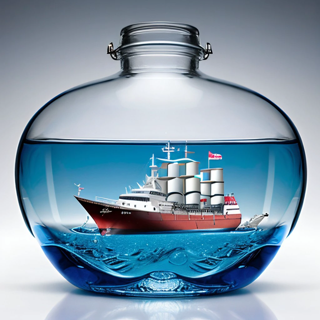 ship in a bottleship, <lora:BottleShip_1000steps:0.3>