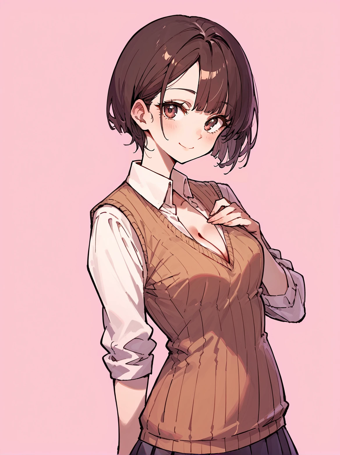 【COSTUME】Shirt, Vest, Cleavage (Request) v1.0