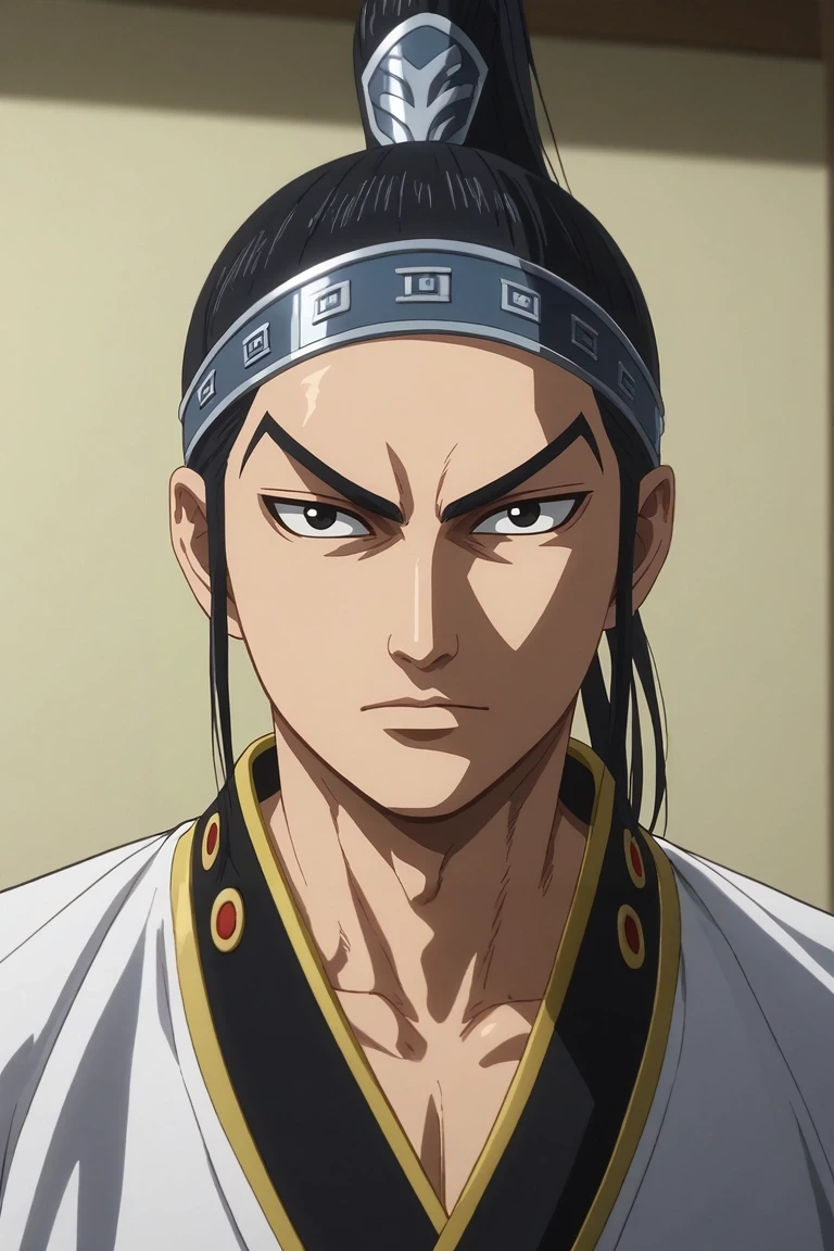 score_9, score_8_up, score_7_up, , rating_safe, intricate details, anime screencap, anime coloring, , looking at viewer, , 1boy, solo, male focus, <lora:wang_ben_pony:0.92>, wang_ben, black hair, black eyes, long hair, ponytail, , track pants, turban, <lora:sdxl_lightning_8step_lora:1>