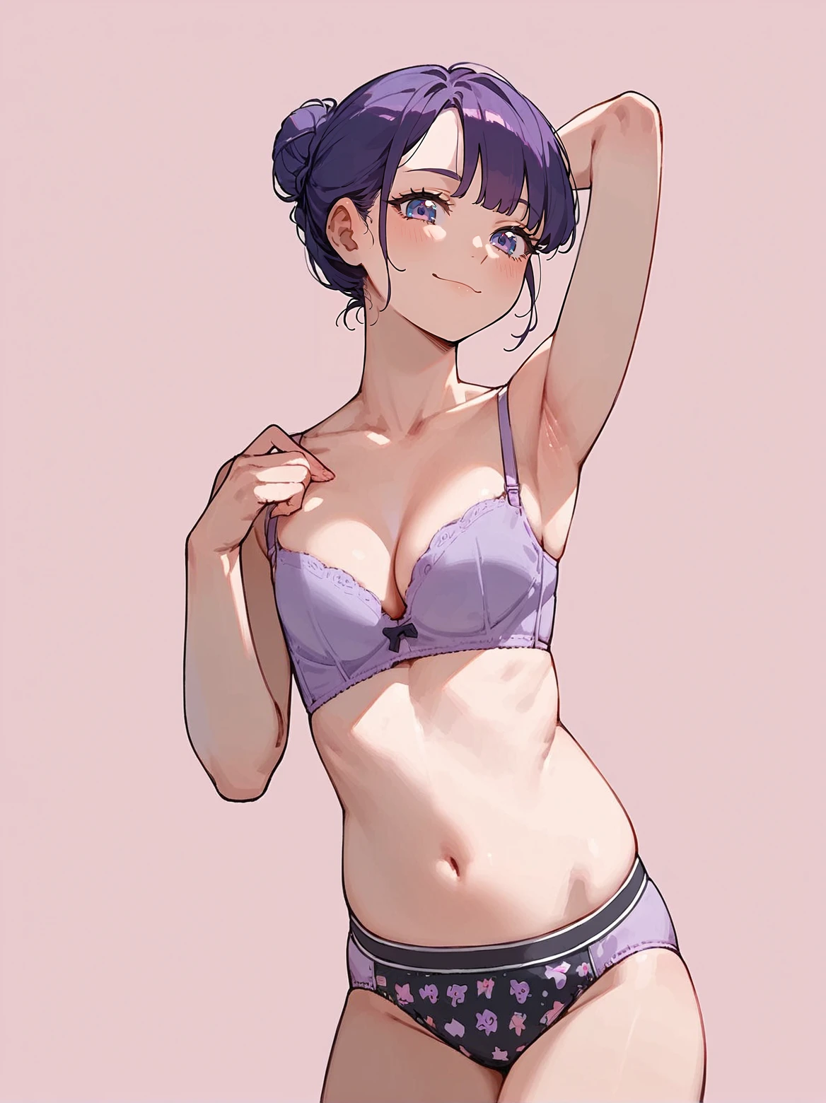 【COSTUME】Black-Purple Lingerie (Request) v1.0