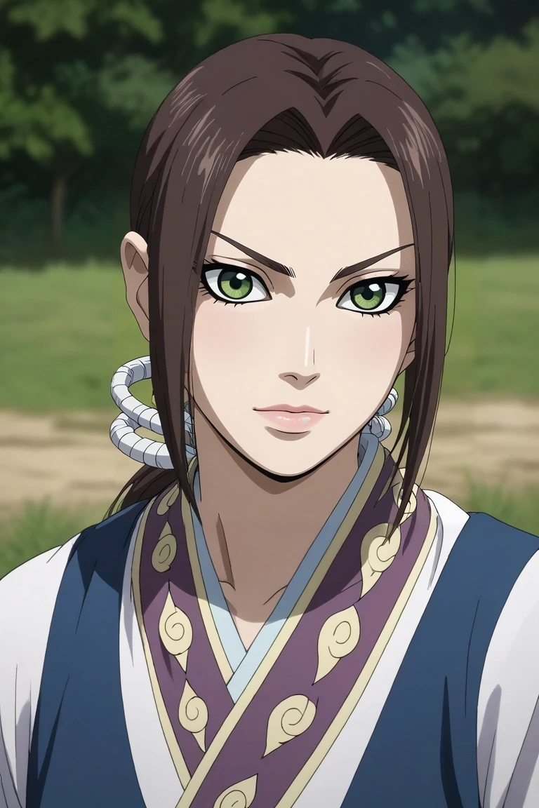 score_9, score_8_up, score_7_up, , rating_safe, , (realistic:0.6), looking at viewer, depth of field, 1girl, solo, <lora:kaine_kingdom_pony:0.98>, kaine_kingdom, brown hair, green eyes, long hair, low ponytail, , , <lora:sdxl_lightning_8step_lora:1>
