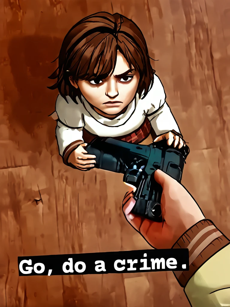 source_3d, score_7_up, <lora:Angela Orosco (Silent Hill 2):0.85> sh2angela, brown hair, go do a crime, <lora:go_do_a_crime:0.95>