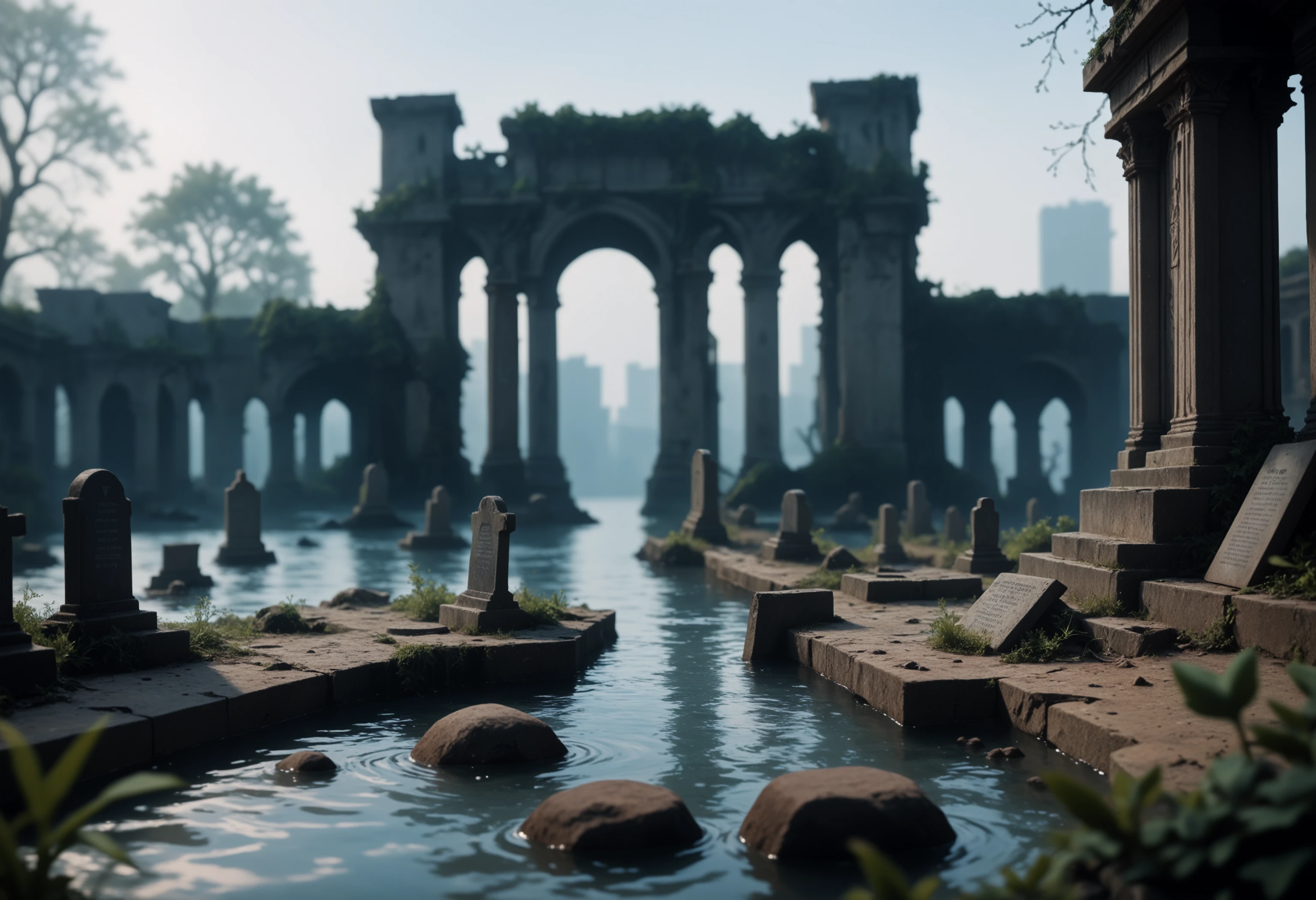 score_9, score_8_up, score_7_up, depth of field, underwater city, submerged ruins, hyperrealistic, (style\d0f_v2.safetensors:0.5), (gy4rd.safetensors:0.8), <lora:style\d0f_v2.safetensors:0.5>, <lora:gy4rd.safetensors:0.8>