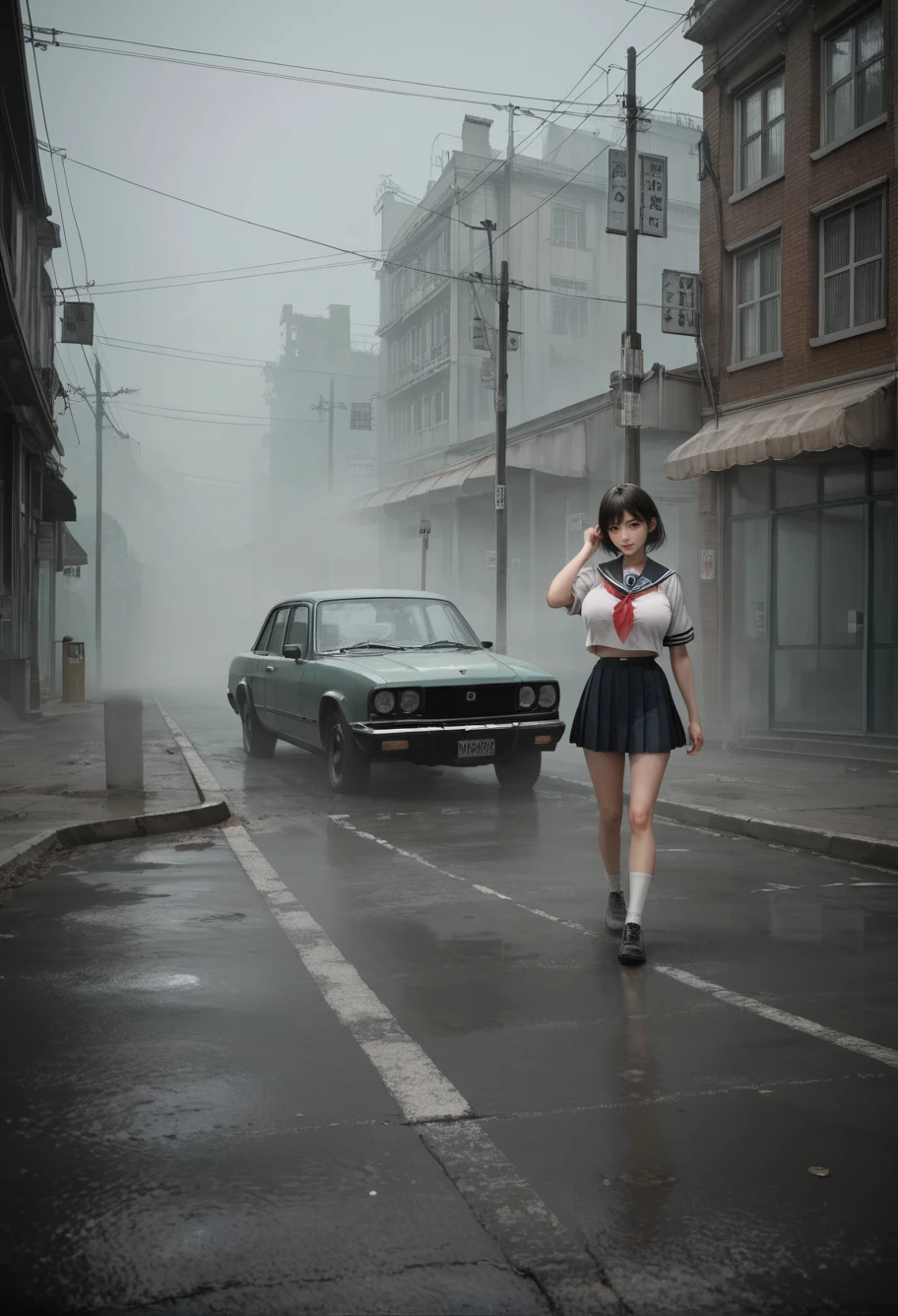 ,ruanyi1024,building,street,ground vehicle,fog,
1girl,sailor,pleated skirt,<lora:1024 street_v1_pony:0.8>, score_9, score_8_up, score_7_up, score_6_up, score_9, score_8_up, score_7_up, score_6_up source_anime, blush, 1girl, seduce smile, perfect body , natural huge breasts