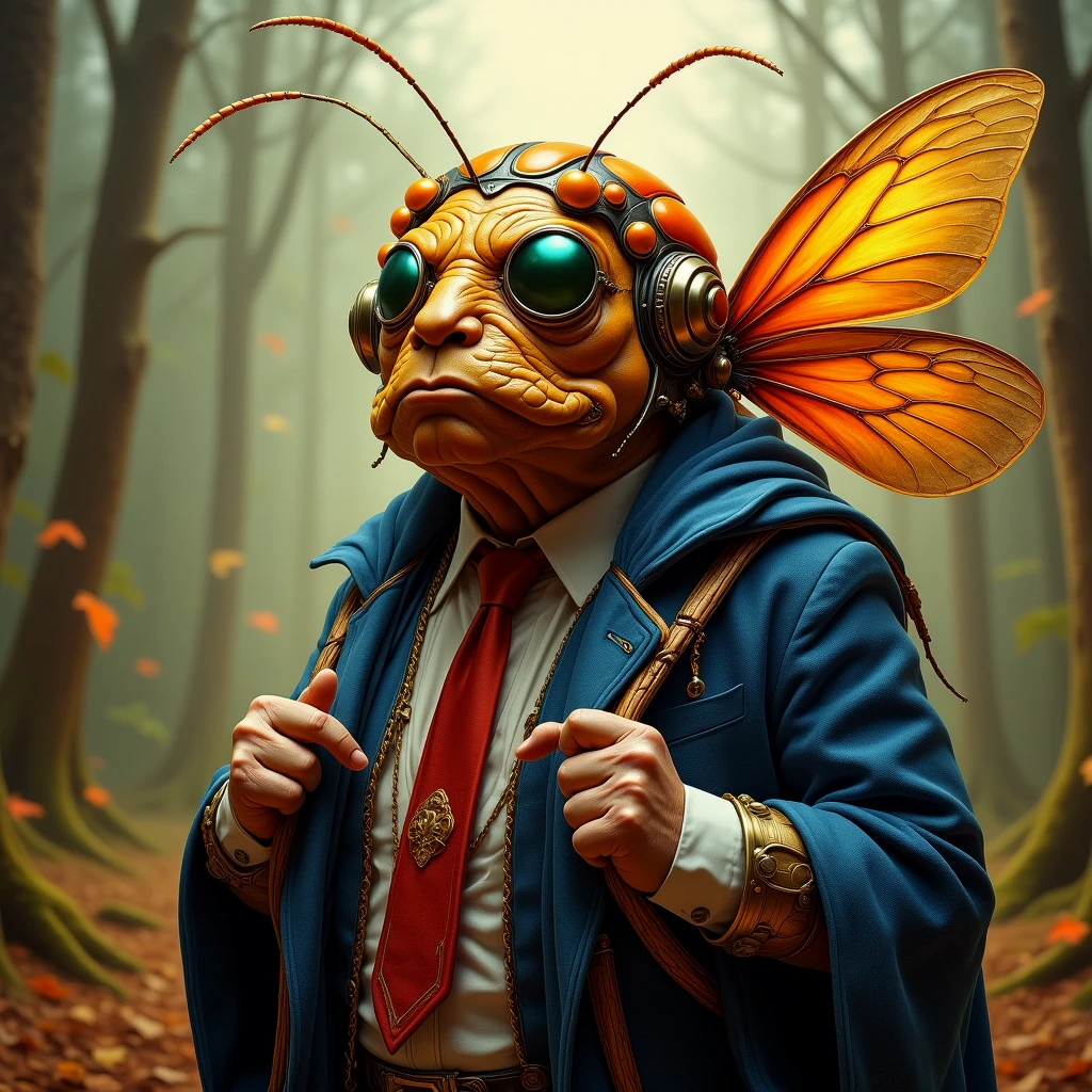 Insectoid Donald Trump.

insctoidCE style