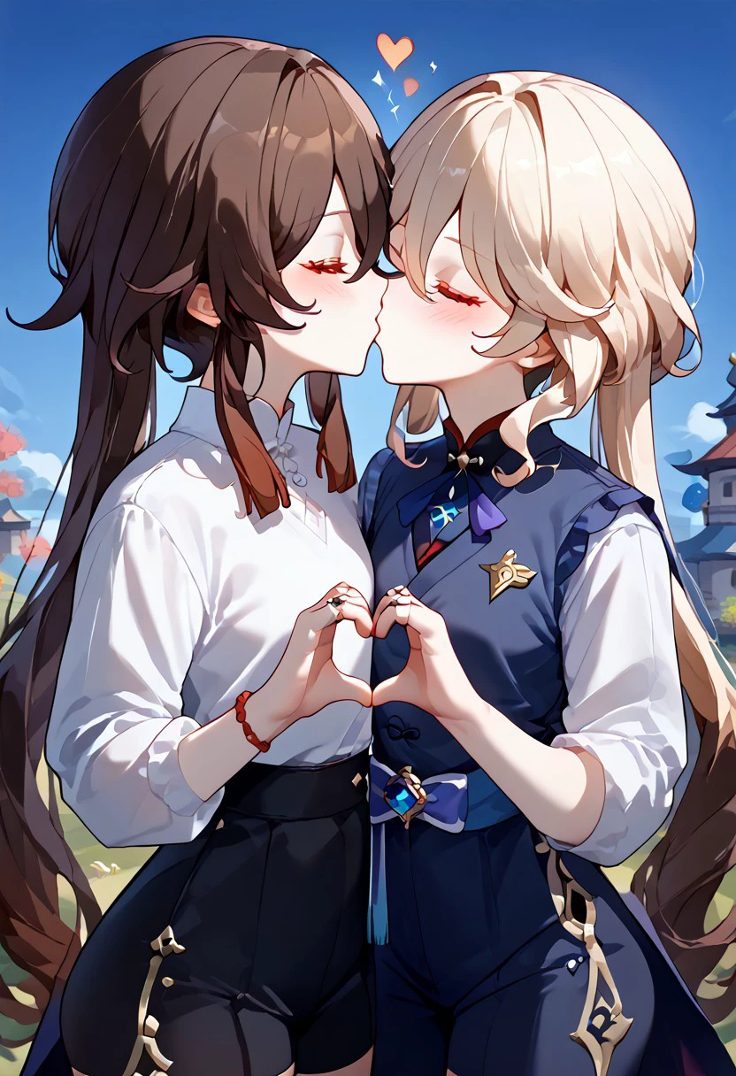 Heart hands duo