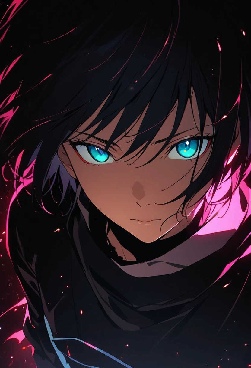 (masterpiece), (best quality), (ultra-detailed), 
1boy, solo,  
light particle, particle, shadow, Yato, Noragami, black detailed pupils, upper body,
masterpiece,best quality, aqua_eyes,  dark_pupils, dark background, gh resolution, high saturation , good anatomy,  sharped sightings , eye close-up, colourful eyes detailed beautiful eyes, medium shot, 70mm film, dramatic lighting,