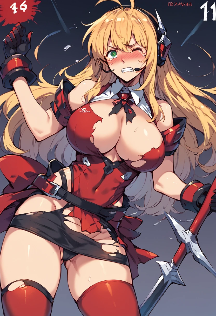 Queen's Blade GameBook Defeats (CONCEPT) IL / PONY XL | クイーンズブレイド ゲームブック 敗北ポーズ集（コンセプト） QB_Defeat_PONY_V1