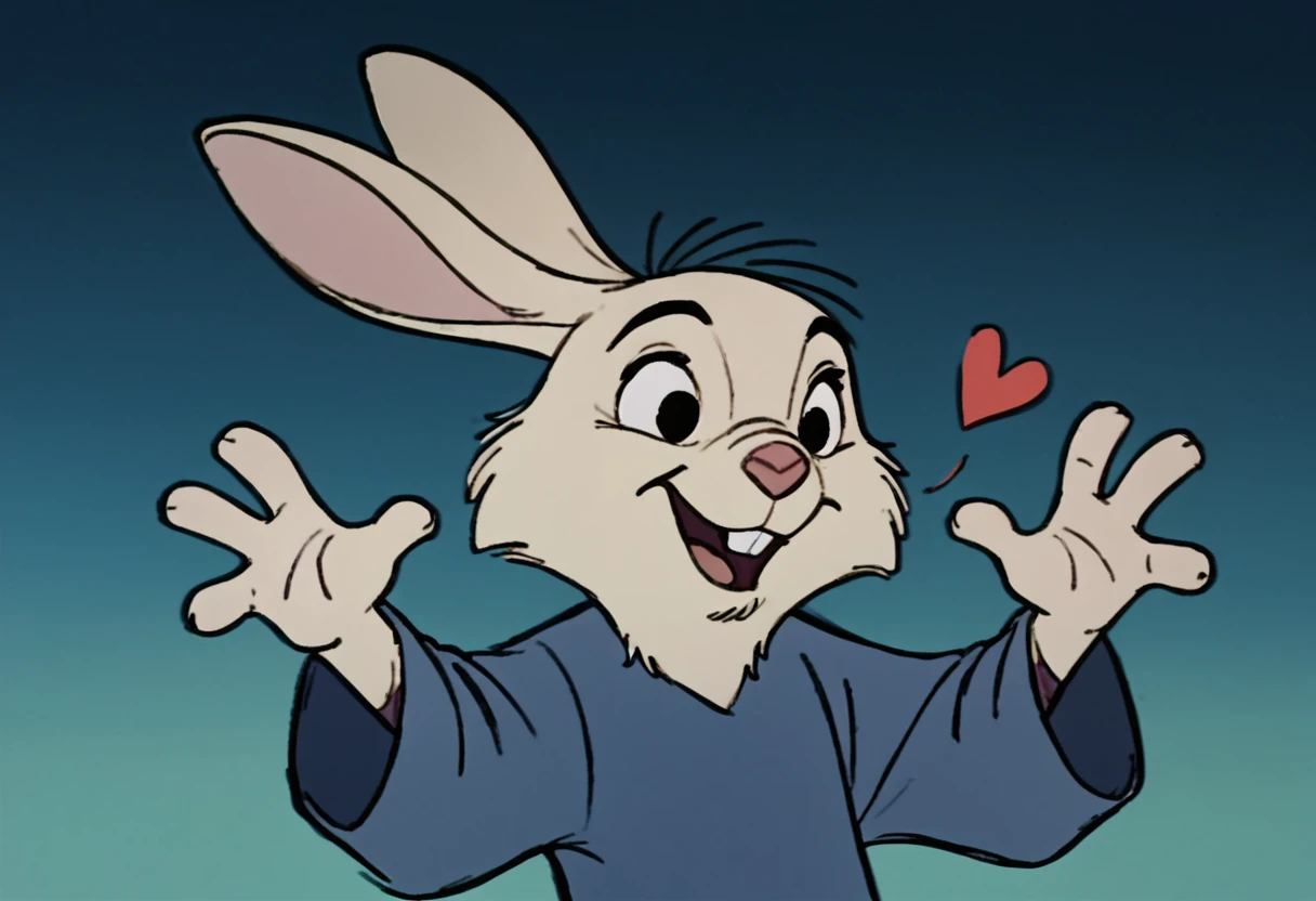 rhskippy, rabbit earsgradient background, four fingers, hearts <lora:rhskippy-ponyv6xl:1.0>, score_9, score_8_up, score_7_up, score_6_up, score_5_up, score_4_up