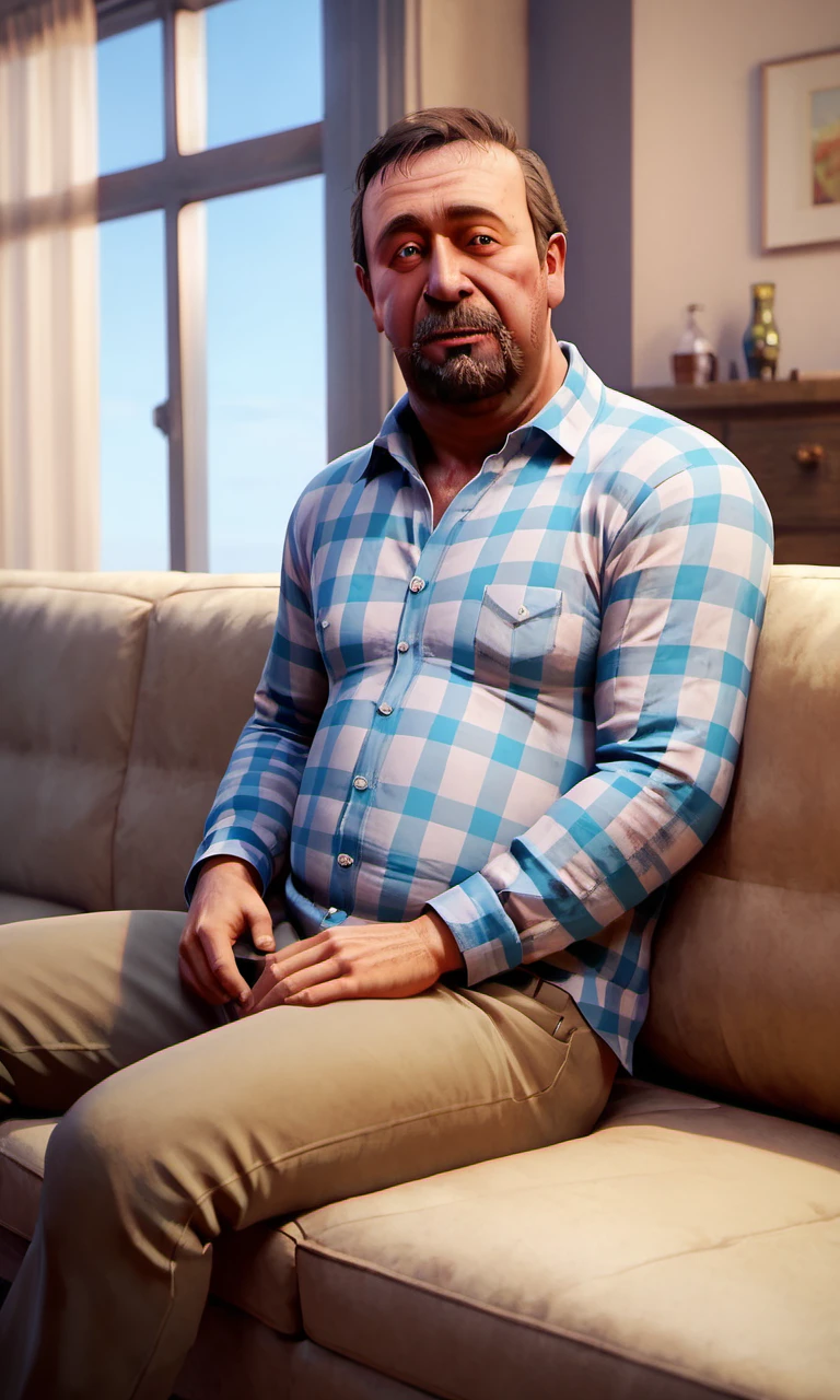 Authentic style,A strong security guard sitting on the floor,indoor,Wooden floor,hot spring,Sitting,40 year old asian man,Looking at the camera,Legs open,Place your hands behind your body,beard,Security suits,Security suits打开,A kind expression,Kind uncle,A polite greeting,Black short hair,Very short hair,Brown skin,Oily skin,(Fat-wrapped muscles),Mermaid line,Grey swimming trunks,(There's a giant oyster mushroom in my pants),Leg hair,Thick body hair,Black body hair,Leg hair,sandals,toe,Sexy men,full-body shot,Real person photos,Correct anatomical shape of the limbs,Full body shot,Fine skin texture,Wooden walls,Soft Light,Low contrast images,Highest quality,4k quality,